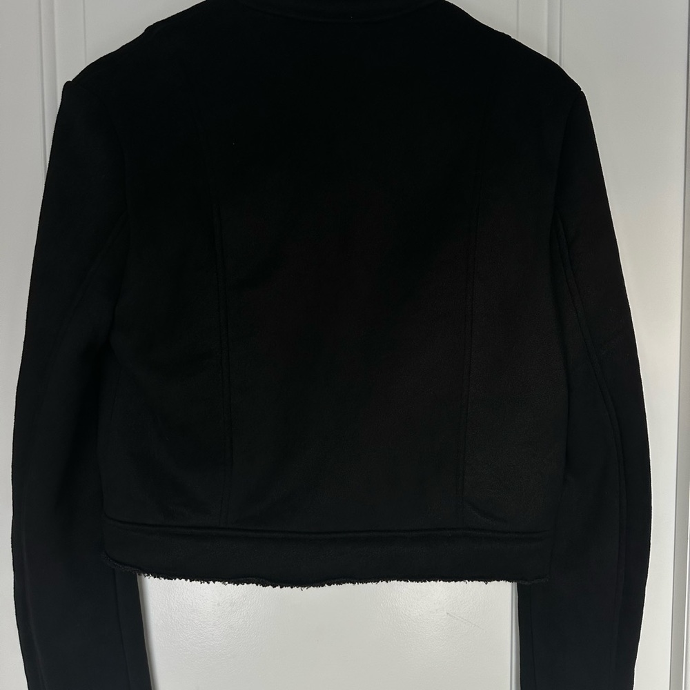 BB Dakota Black Women's Blazer with Zipper Details - Picture 9 of 9
